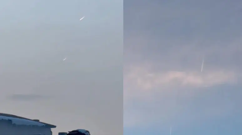 Yüksekova'da hareketli saatler : TSK'ya ait savaş uçaklarından devriye uçuşu