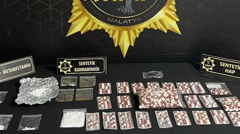 Malatya'da uyuşturucu operasyonu : 8 kişi tutuklandı