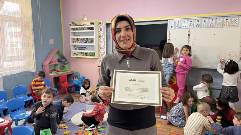 Okul öncesi öğrencilerinden Gazze'ye anlamlı bağış