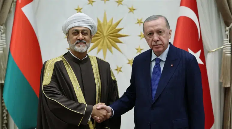 Cumhurbaşkanı Erdoğan, Umman Sultanı Bin Tarık ile görüştü