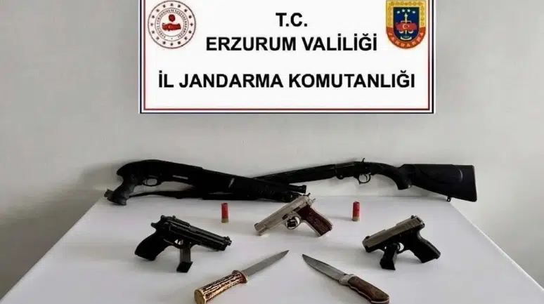 Erzurum'da jandarmadan operasyon : 2 şahıs yakalandı