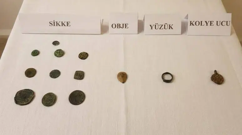 Aydın'da tarihi eser kaçakçılığı : 4 kişi yakalandı