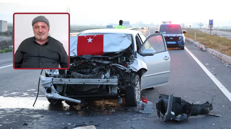 Aksaray'da hacca gitmek için yola çıkan adam, kazada yaşamını yitirdi