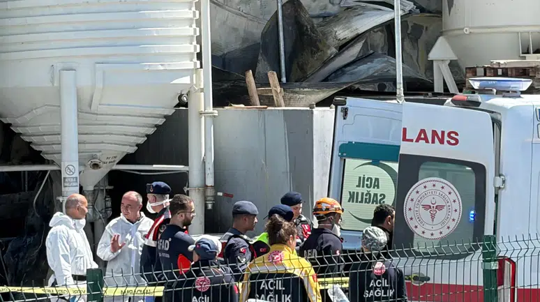 Boya fabrikasında çıkan yangında 1 işçi öldü