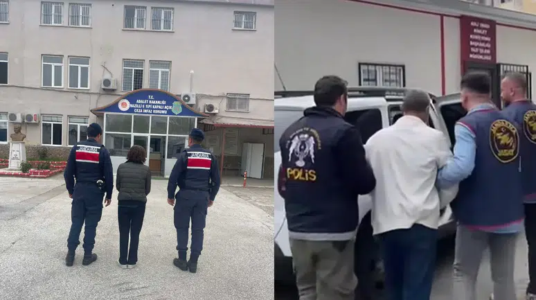 Aydın'da hapis cezası bulunan 2 şahıs yakalandı