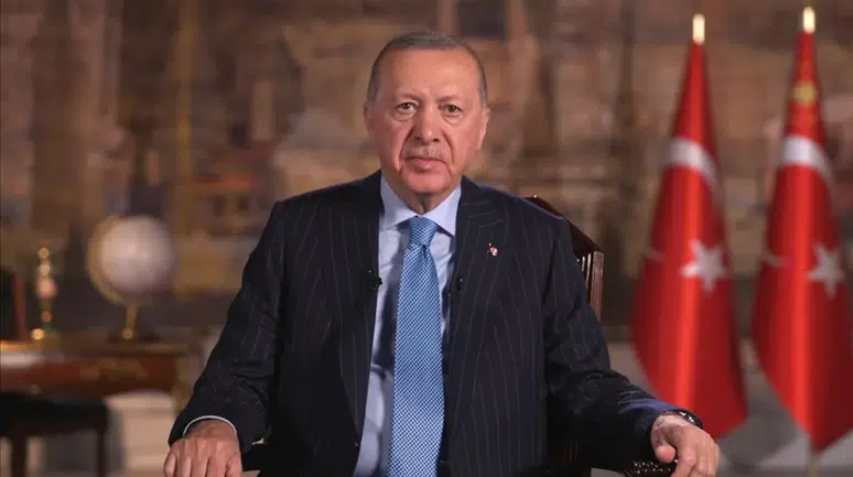 Cumhurbaşkanı Erdoğan'dan 43. Türk Günü Yürüyüşü'ne videolu mesaj