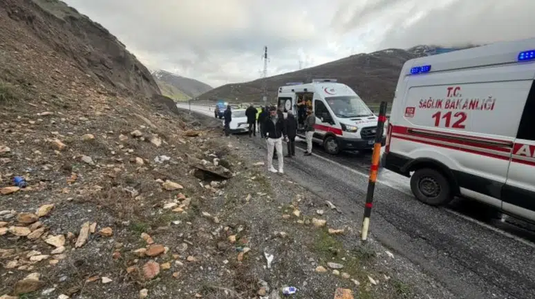Bitlis'te trafik kazasında 2 kişi yaralandı
