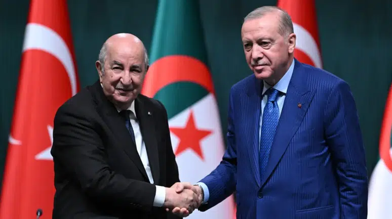 Cumhurbaşkanı Erdoğan, Cezayir Cumhurbaşkanı Tebbun ile görüştü