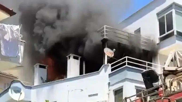 Marmaris'te mangal keyfi yangına neden oldu