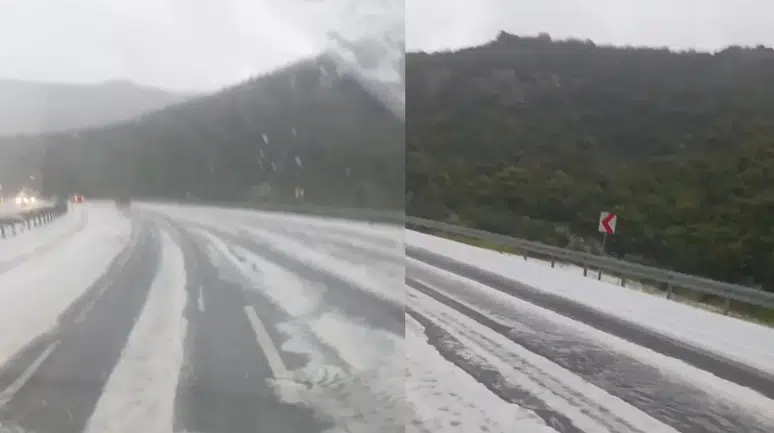 Antalya'da mayıs ayında kar : Yollar beyaza büründü