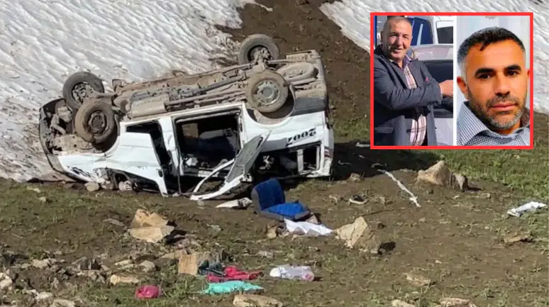 Hakkari'de işçileri taşıyan servis devrildi : Ölü sayısı 2'ye yükseldi