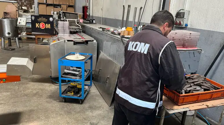 Konya'da kaçakçılık operasyonu : İş yeri mühürlendi