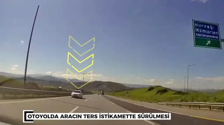 Gaziantep'te ters yönde ilerleyen sürücüye 90 bin TL ceza