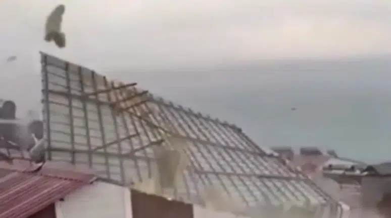 Bitlis’te dolu ve fırtına etkili oldu