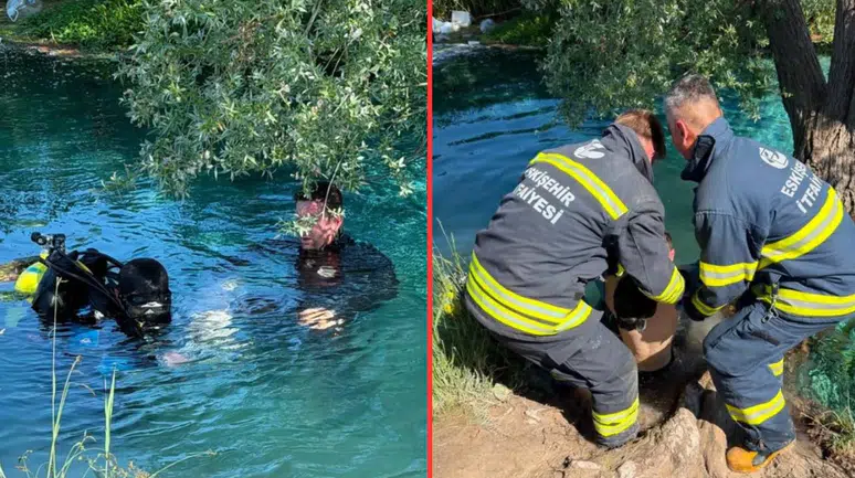 Eskişehir'de serinlemek için nehre giren genç boğuldu