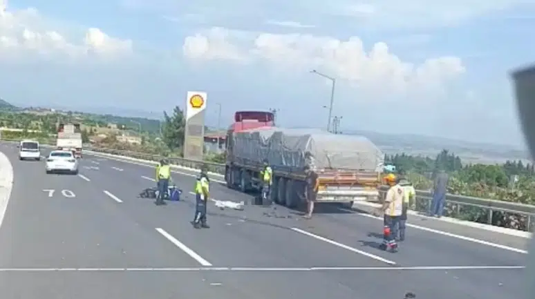 Mersin Tarsus'ta tır ve motosiklet çarpıştı, 1 kişi öldü