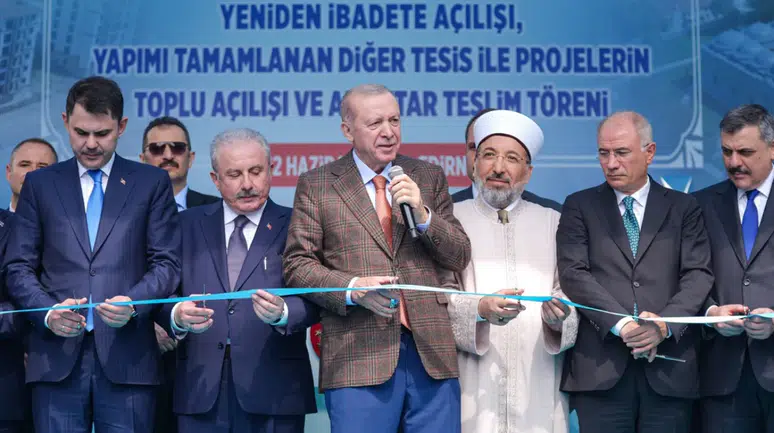 Cumhurbaşkanı Erdoğan, Edirne'de toplu açılış törenine katıldı