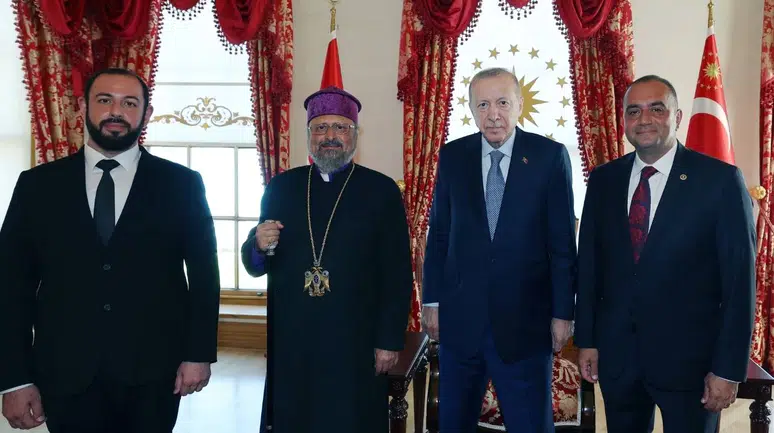 Cumhurbaşkanı Erdoğan, Türkiye Ermenileri Patriği Maşalyan’ı kabul etti