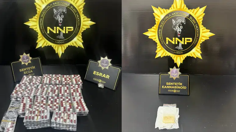 Niğde'de narkotik operasyonu : Çok sayıda ürün ele geçirildi