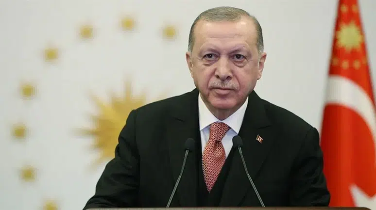 Cumhurbaşkanı Erdoğan'dan şehit polis için başsağlığı mesajı
