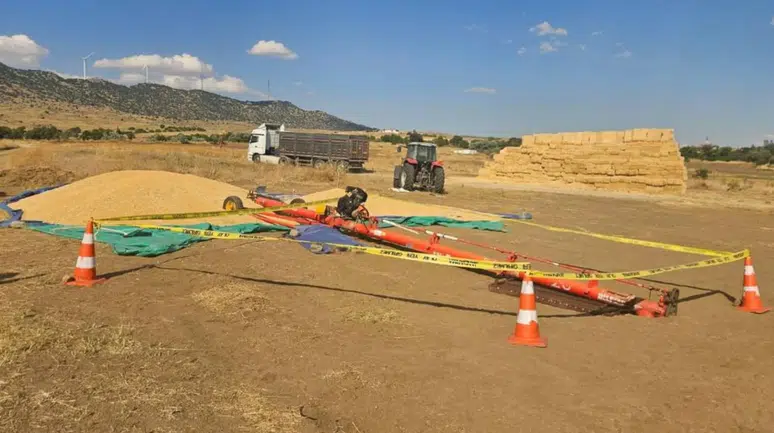 Kırıkkale'de feci kaza : Makinenin altında kalan genç işçi öldü