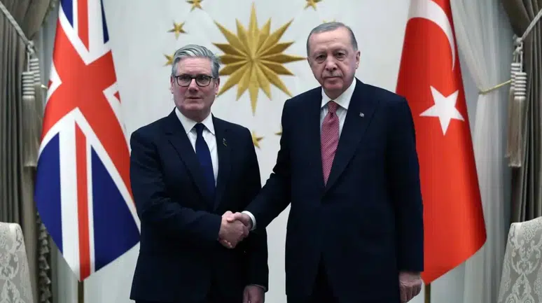 Cumhurbaşkanı Erdoğan, İngiltere Başbakanı Starmer ile görüştü