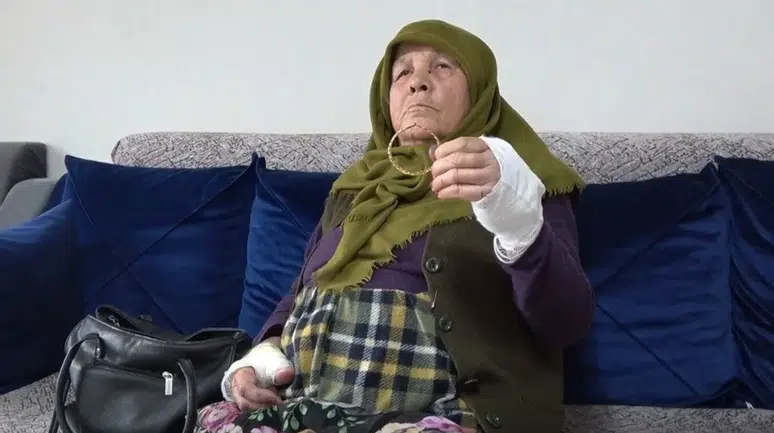 81 yaşındaki kadına bıçaklı gasp dehşeti