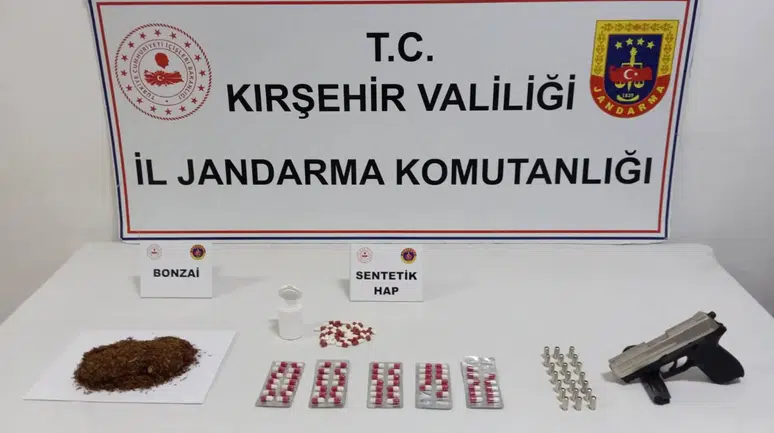 Kırşehir'de uyuşturucu operasyonu : 1 şahıs gözaltına alındı