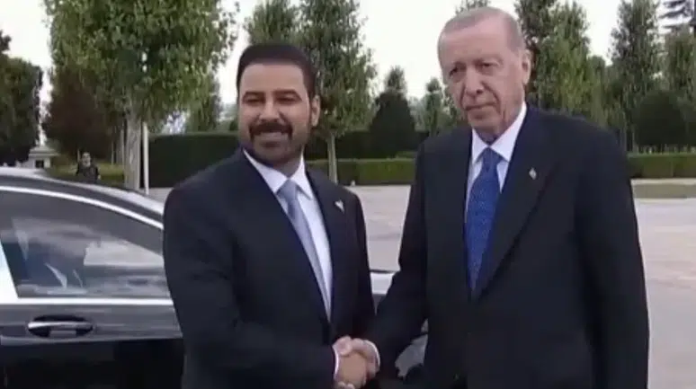 Erdoğan Irak Başbakanı Ali Zeydi'yi karşıladı