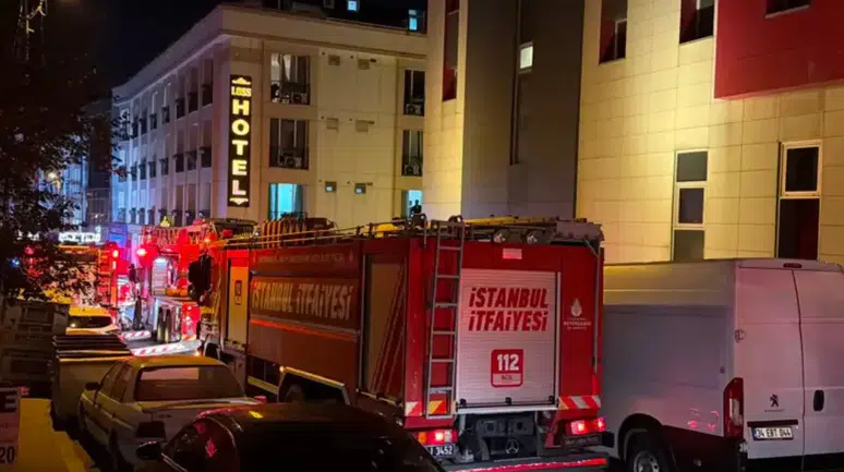 Esenyurt'ta otel yangını paniği