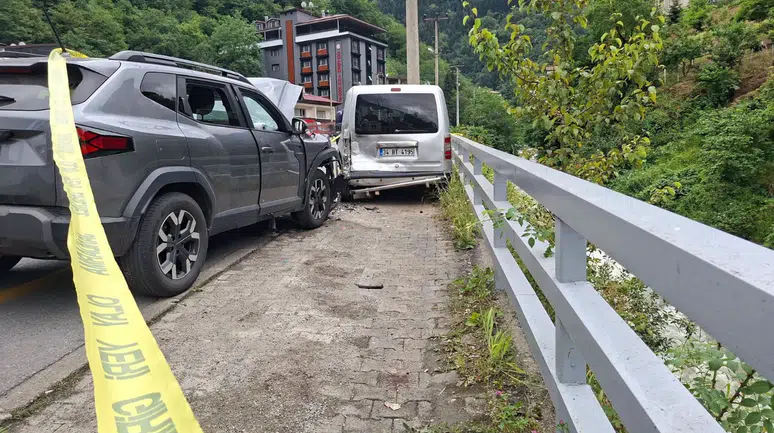Trabzon'da meydana gelen kazada 7 Arap turist yaralandı