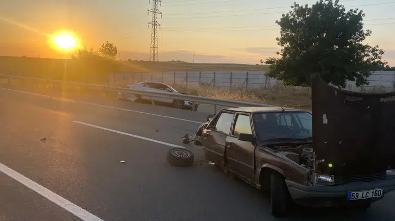 Edirne İpsala'da kaza : Sürücü ağır yaralandı