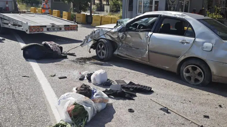 Amasya'da feci kaza : 7 yaşındaki kız çocuğu öldü