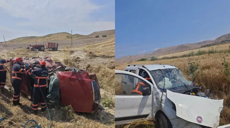 Çankırı'da feci kaza : 3 kişi öldü, 4 kişi yaralandı