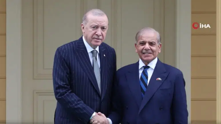 Cumhurbaşkanı Erdoğan, Pakistan Başbakanı Şerif'i kabul etti