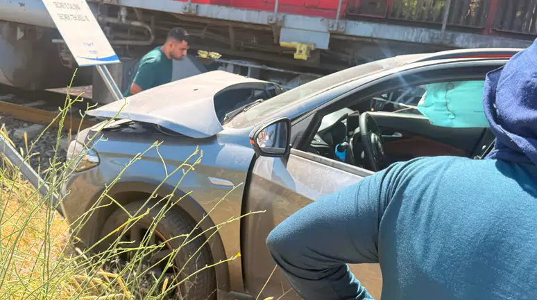 Elazığ'da manzarayı çekerken tren kazasını cep telefonuyla kaydetti