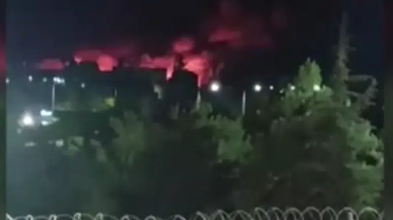 TEI Eskişehir tesislerinde yangın çıktı