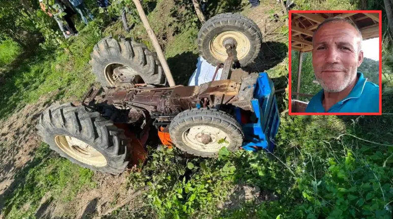 Amasya'da devrilen traktörün altında kalan yaşlı adam öldü