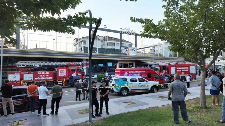 Batman’da spor salonunda yangın