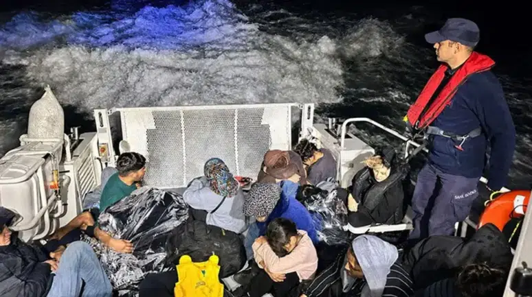 Edirne'de kaçak göçmen denetimi : 41 kişi yakalandı