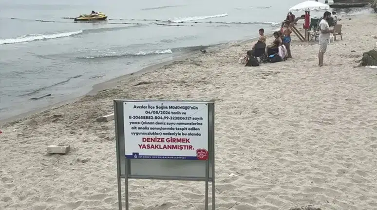 İstanbul’da o plajda denize girmek yasaklandı