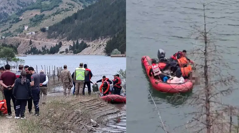 Gümüşhane'de araç baraj gölüne düştü : 1 ölü