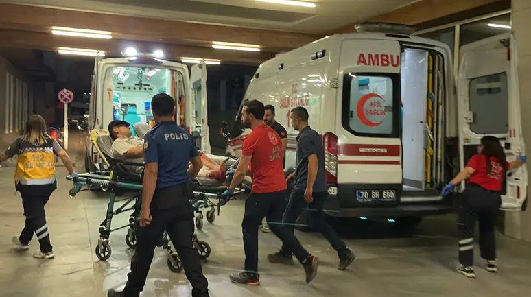 Karaman'da alacak verecek meselesi : 1 kişi yaralandı, şüpheli kaçtı