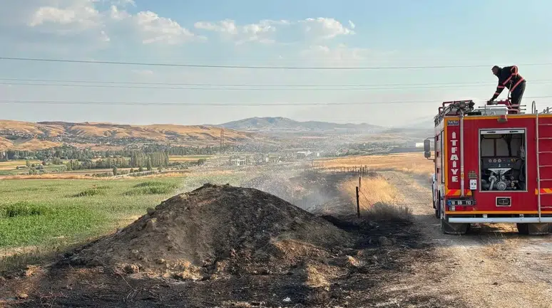 Çankırı arazi yangını : Ekipler tarafından söndürüldü