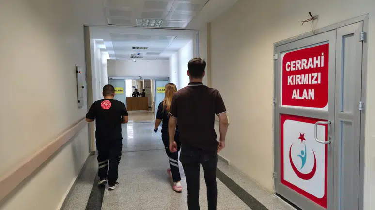 Adıyaman'da elektrik akımına kapılan işçi hastaneye kaldırıldı