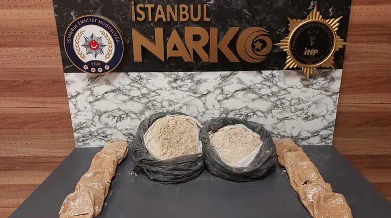 İstanbul Fatih'te 14 kilo eroin ele geçirildi