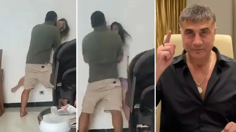 Eşinden şiddet gördüğünü söyleyen genç kadının yardımına Sedat Peker yetişti