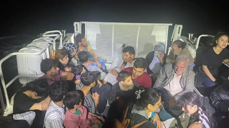Çanakkale Ayvacık'ta 37 göçmen yakalandı