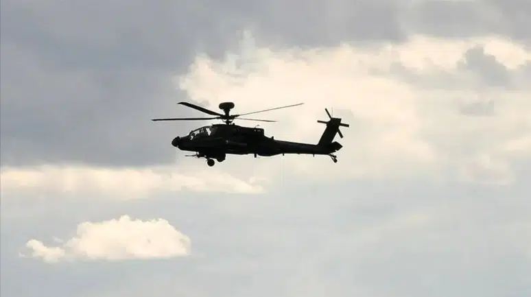 ABD'de askeri helikopter düştü : 2 pilot öldü