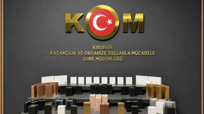 Kırşehir'de kaçakçılık : 79 adet kaçak parfüm ele geçirildi